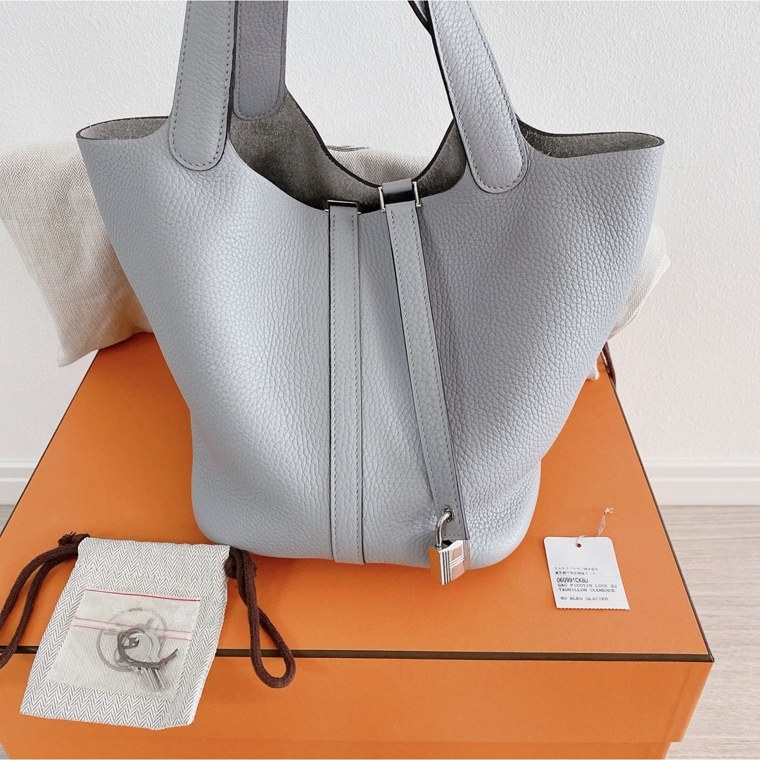 Hermes(エルメス)の本日限定値下げ★エルメス ピコタンロック MM ブルーグラシエ レディースのバッグ(ハンドバッグ)の商品写真