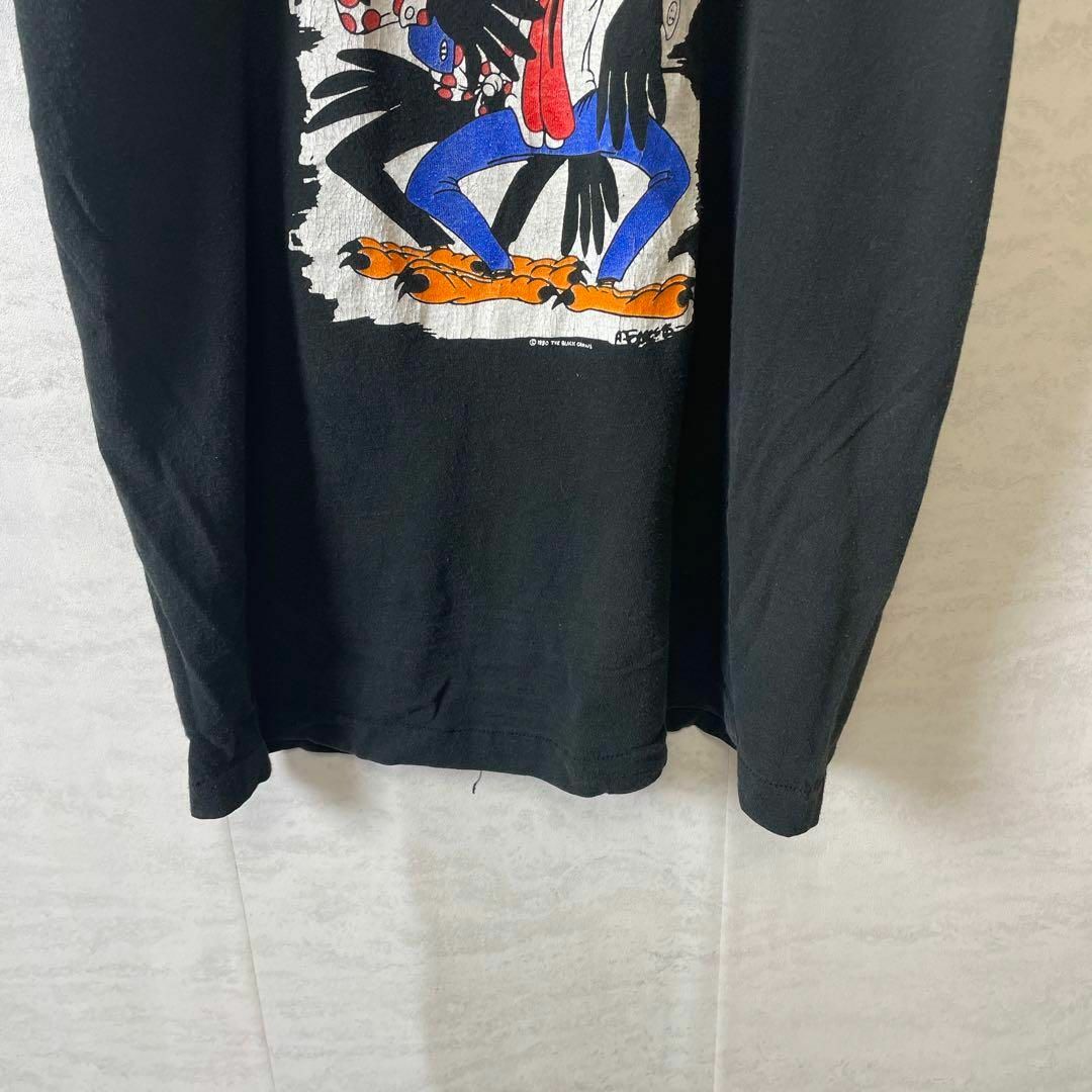 ブラッククロウズ　ビンテージ　1990年コピーライト　シングルステッチメンズ古着 メンズのトップス(Tシャツ/カットソー(半袖/袖なし))の商品写真