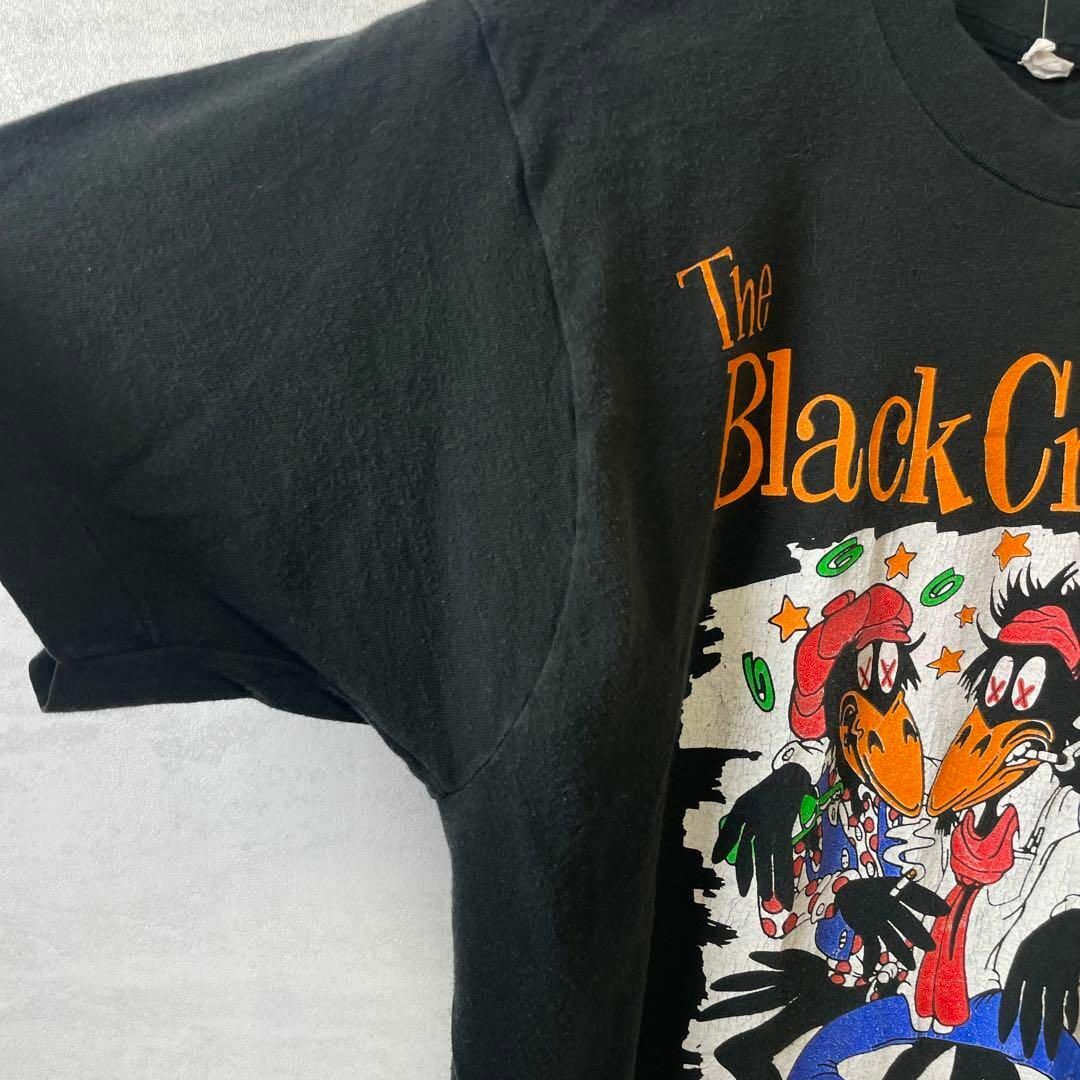 ブラッククロウズ　ビンテージ　1990年コピーライト　シングルステッチメンズ古着 メンズのトップス(Tシャツ/カットソー(半袖/袖なし))の商品写真