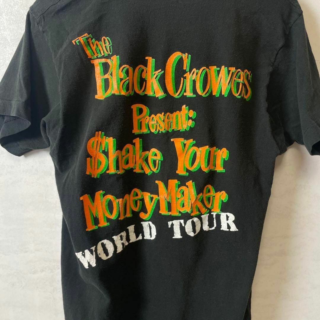 ブラッククロウズ　ビンテージ　1990年コピーライト　シングルステッチメンズ古着 メンズのトップス(Tシャツ/カットソー(半袖/袖なし))の商品写真