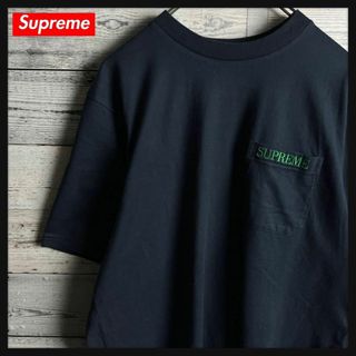 シュプリーム(Supreme)の【人気ポケットT】シュプリーム☆ポケット刺繍ロゴ入り 半袖Tシャツ(Tシャツ/カットソー(半袖/袖なし))