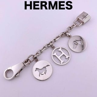 エルメス(Hermes)の【極美品】エルメス アミュレット4 ブルロック バックチャーム シルバー(チャーム)