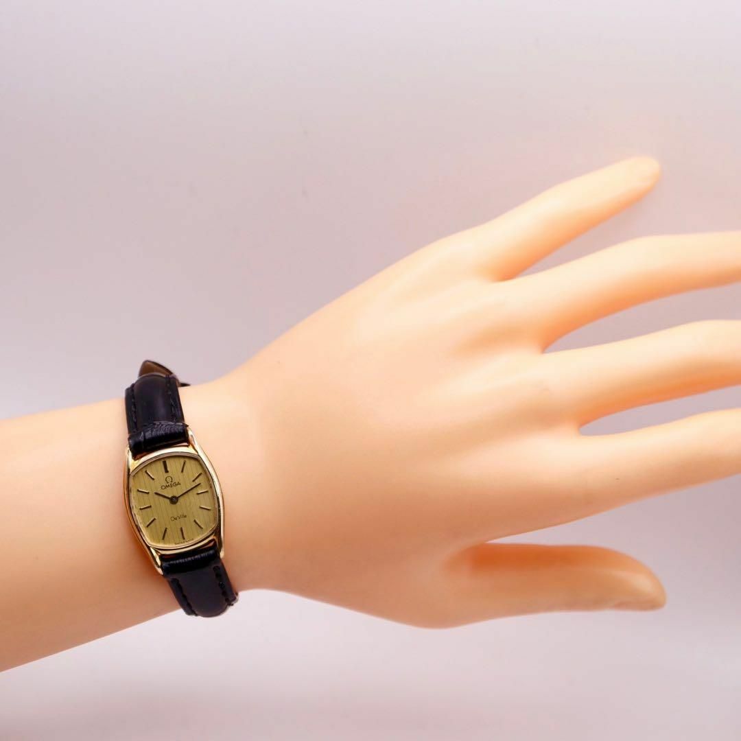 OMEGA(オメガ)のOMEGA De Ville スクエア ゴールド レディース腕時計 831 レディースのファッション小物(腕時計)の商品写真