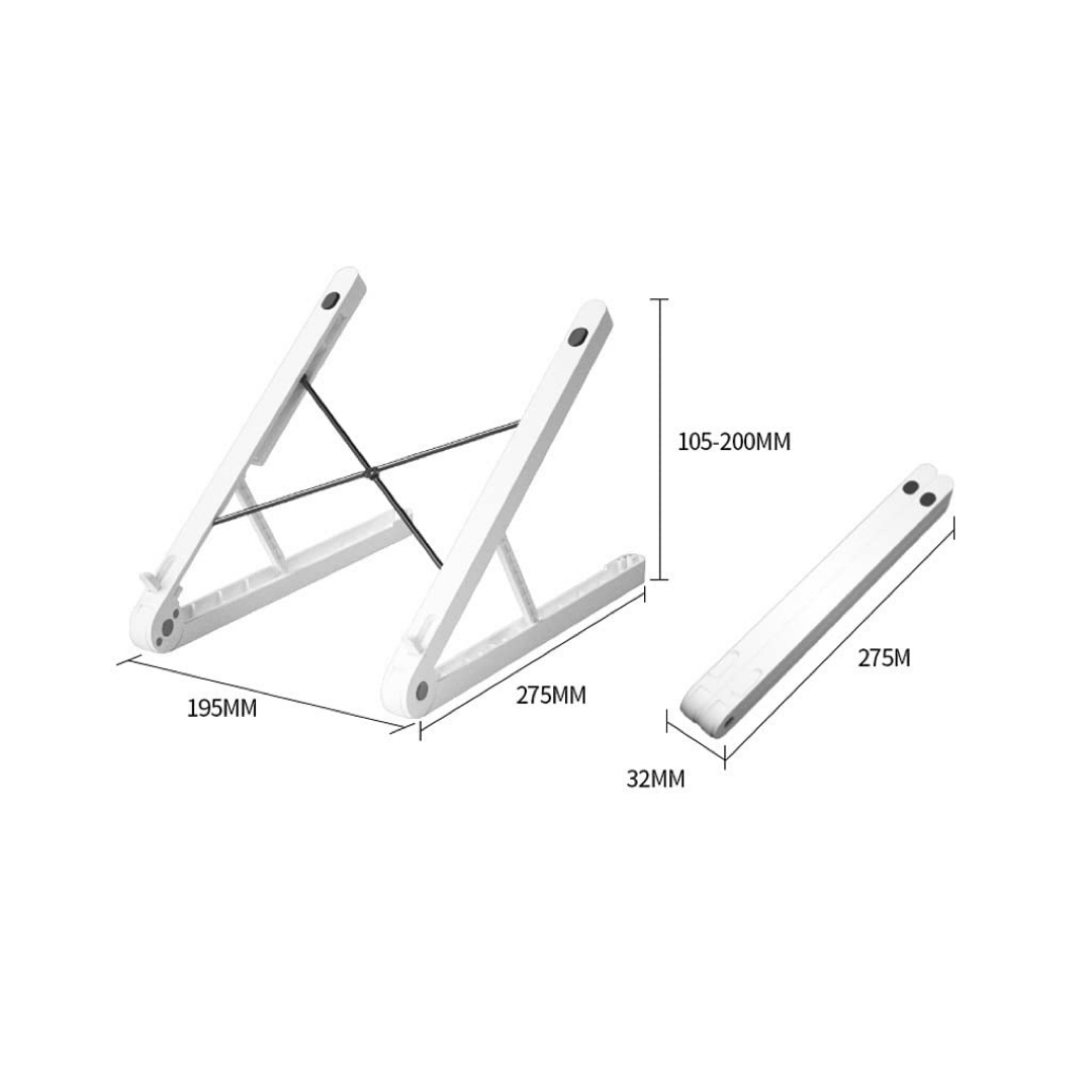 パソコン ノートパソコンスタンド スタンド 折りたたみ式で 6段の高さ調節可能 スマホ/家電/カメラのPC/タブレット(PC周辺機器)の商品写真