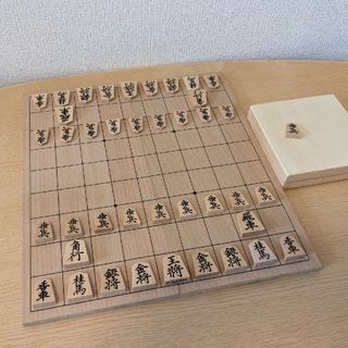 幻冬舎 完全木製版 デラックス将棋 将棋盤　将棋駒　ひろりんQ様専用(囲碁/将棋)