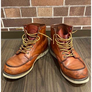 レッドウィング(REDWING)のレッドウィング  アイリッシュセッター 875 10E 裏半円犬タグ 金刺繍入り(ブーツ)