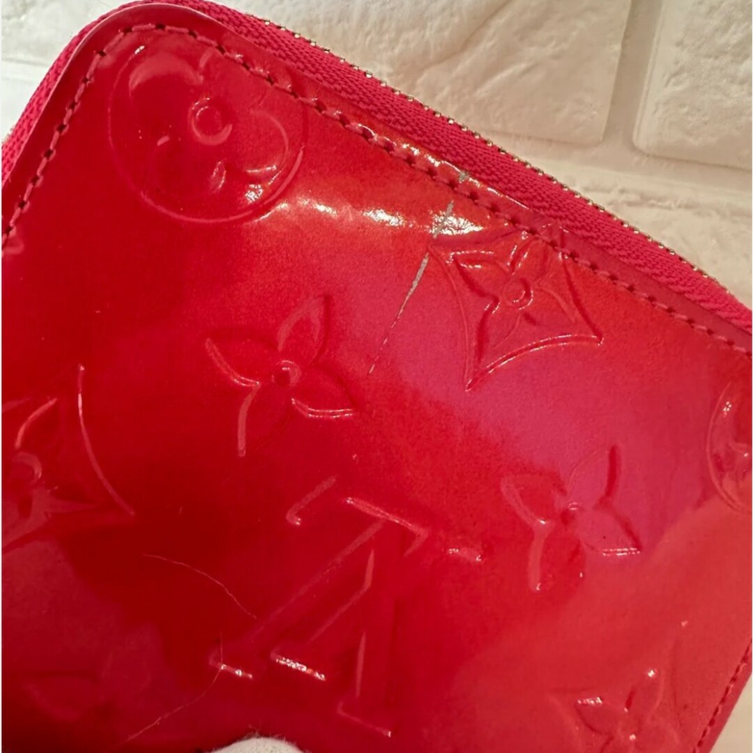LOUIS VUITTON(ルイヴィトン)のルイヴィトン コインパース ヴェルニ ジッピー スリーズ 財布 ピンク レディースのファッション小物(財布)の商品写真