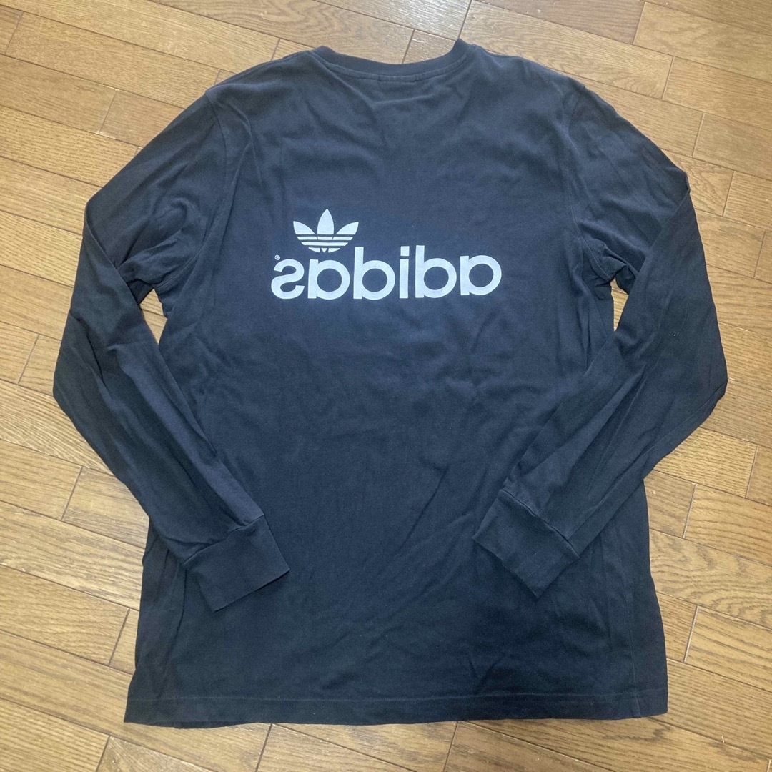 adidas(アディダス)のadidas    アディダス    ロンT    ブラック　メンズ　XXL メンズのトップス(Tシャツ/カットソー(七分/長袖))の商品写真