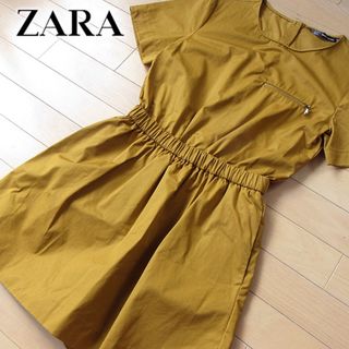 ザラ(ZARA)の美品 (EUR)S ザラ ZARA オールインワン/ワンピース(オールインワン)