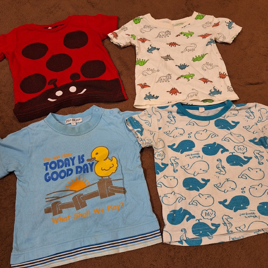 西松屋(ニシマツヤ)のトップス Tシャツ 80cm 80 90cm 90 ベビー 半袖 夏 西松屋 キッズ/ベビー/マタニティのキッズ服男の子用(90cm~)(Tシャツ/カットソー)の商品写真