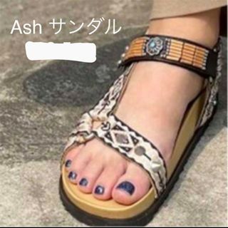 アッシュ(ASH)の新品未使用★アッシュ★百貨店購入★サンダル★24と24.5(サンダル)