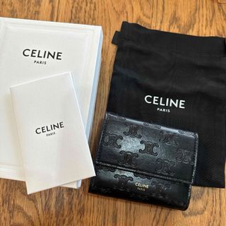 celine - 【CELINE】トリオンフ　ミニ財布