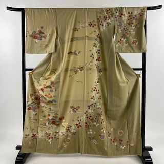 訪問着 身丈164cm 裄丈66cm 正絹 秀品 【中古】(着物)