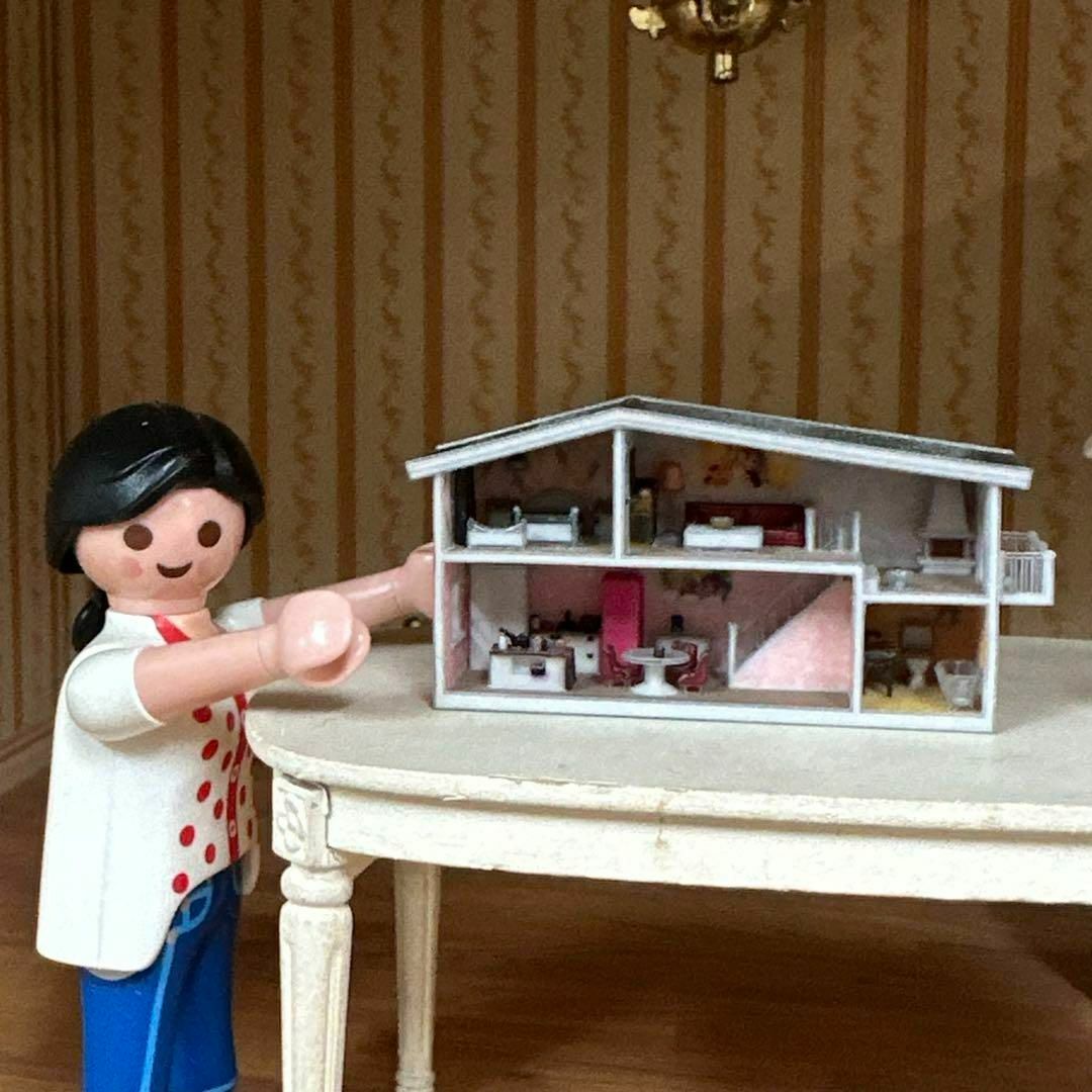 ミニチュア　ミニミニドールハウス　プレイモービル　lundby ドールハウスに エンタメ/ホビーのフィギュア(その他)の商品写真