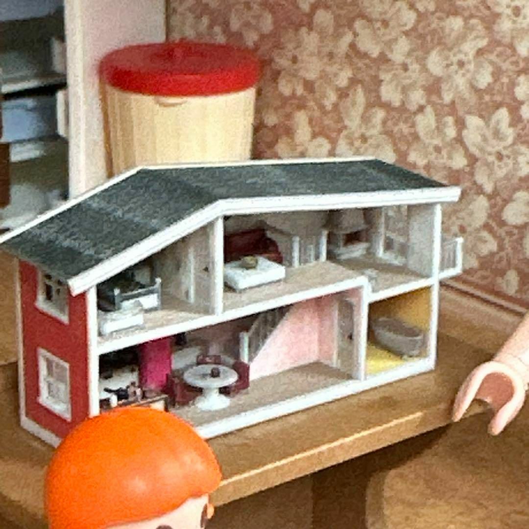 ミニチュア　ミニミニドールハウス　プレイモービル　lundby ドールハウスに エンタメ/ホビーのフィギュア(その他)の商品写真