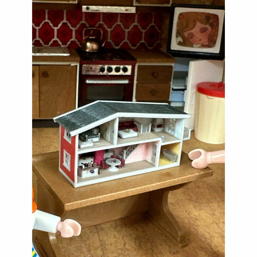 ミニチュア　ミニミニドールハウス　プレイモービル　lundby ドールハウスに エンタメ/ホビーのフィギュア(その他)の商品写真