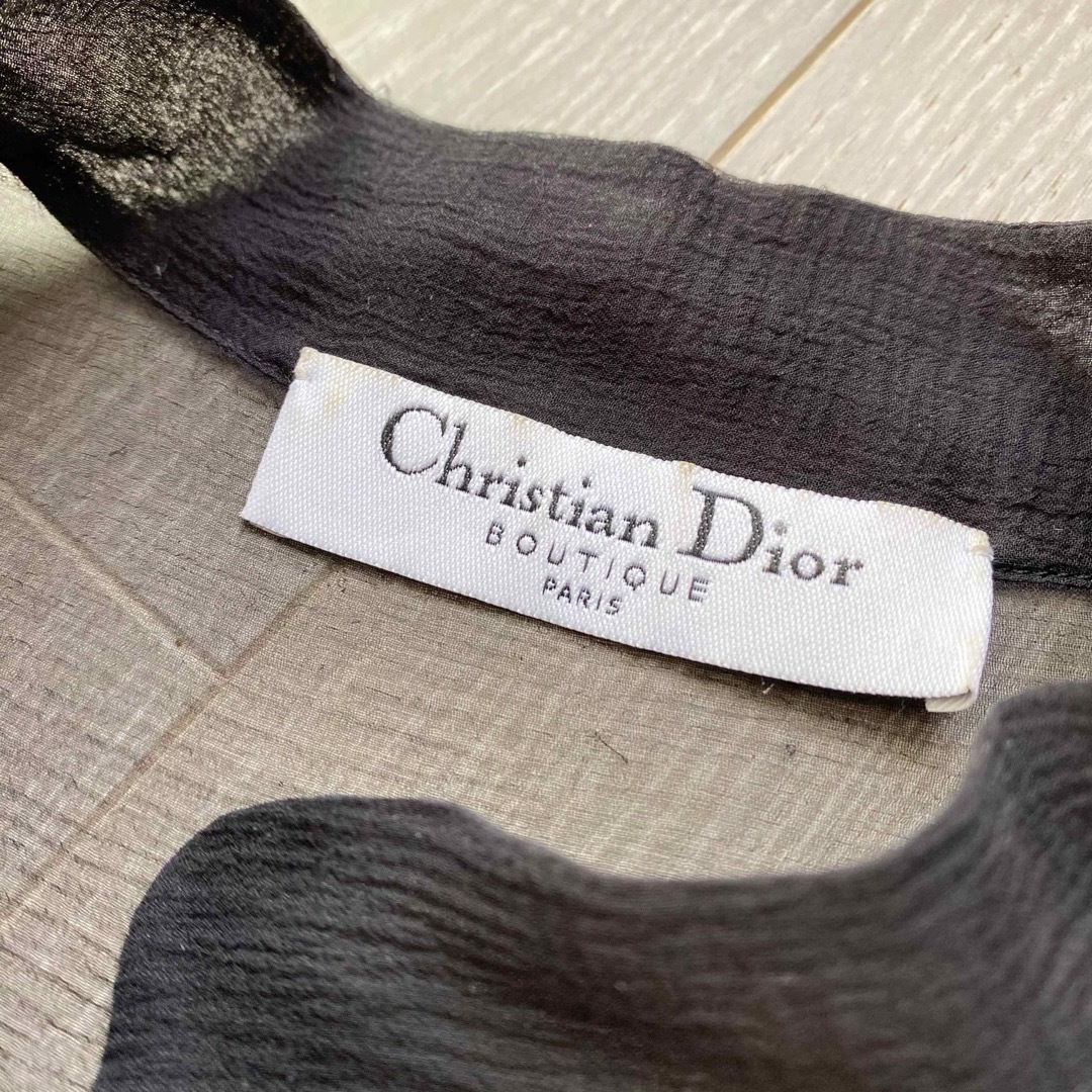 Christian Dior(クリスチャンディオール)の確実正規品✨ クリスチャン・ディオール Dior  長袖 ブラウス 上品✨ レディースのトップス(シャツ/ブラウス(長袖/七分))の商品写真