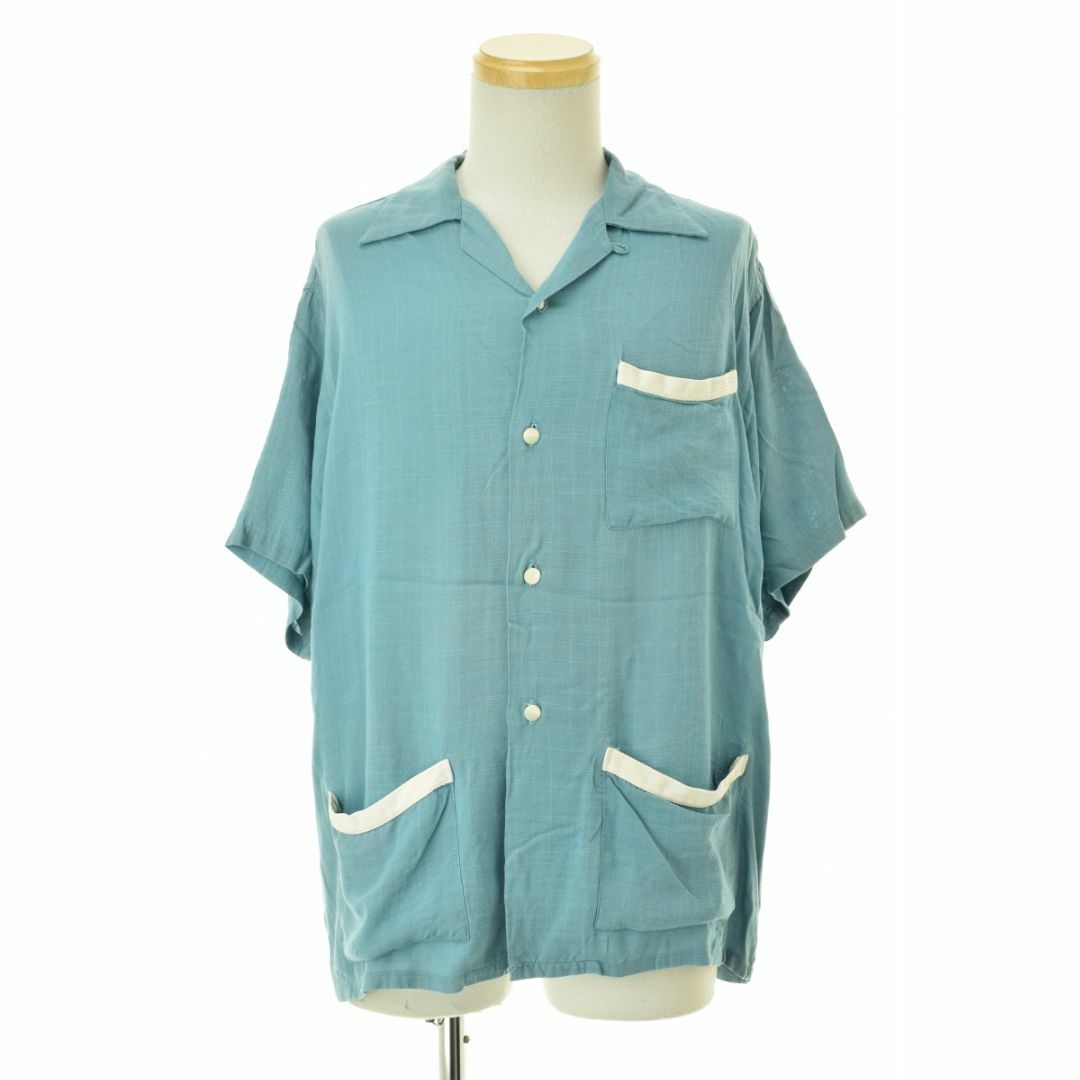 【CLUBMANSPORTWEAR】〜50s 3ポケット カスリ半袖シャツ メンズのトップス(シャツ)の商品写真