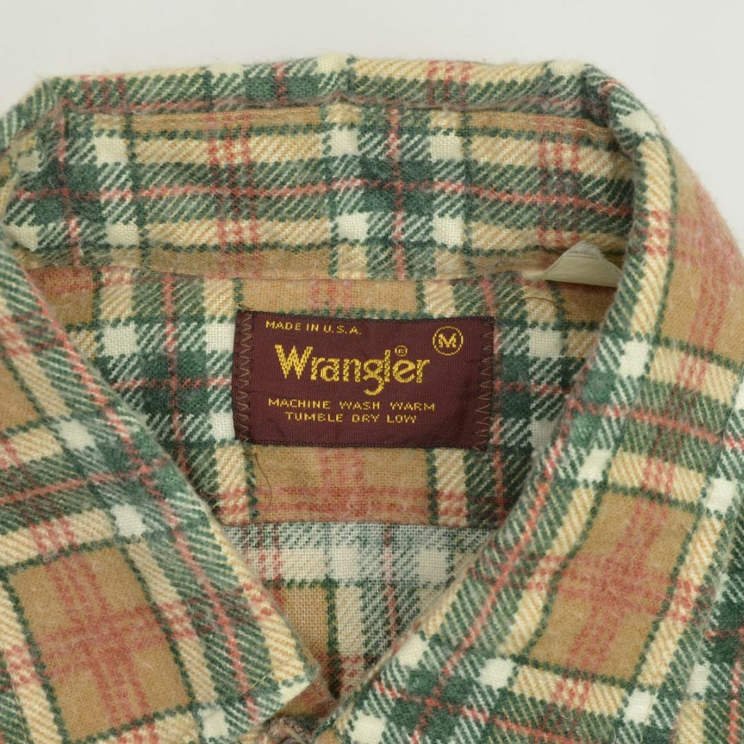 Wrangler(ラングラー)の【WRANGLER】〜80s プリントネル チェック長袖シャツ メンズのトップス(シャツ)の商品写真
