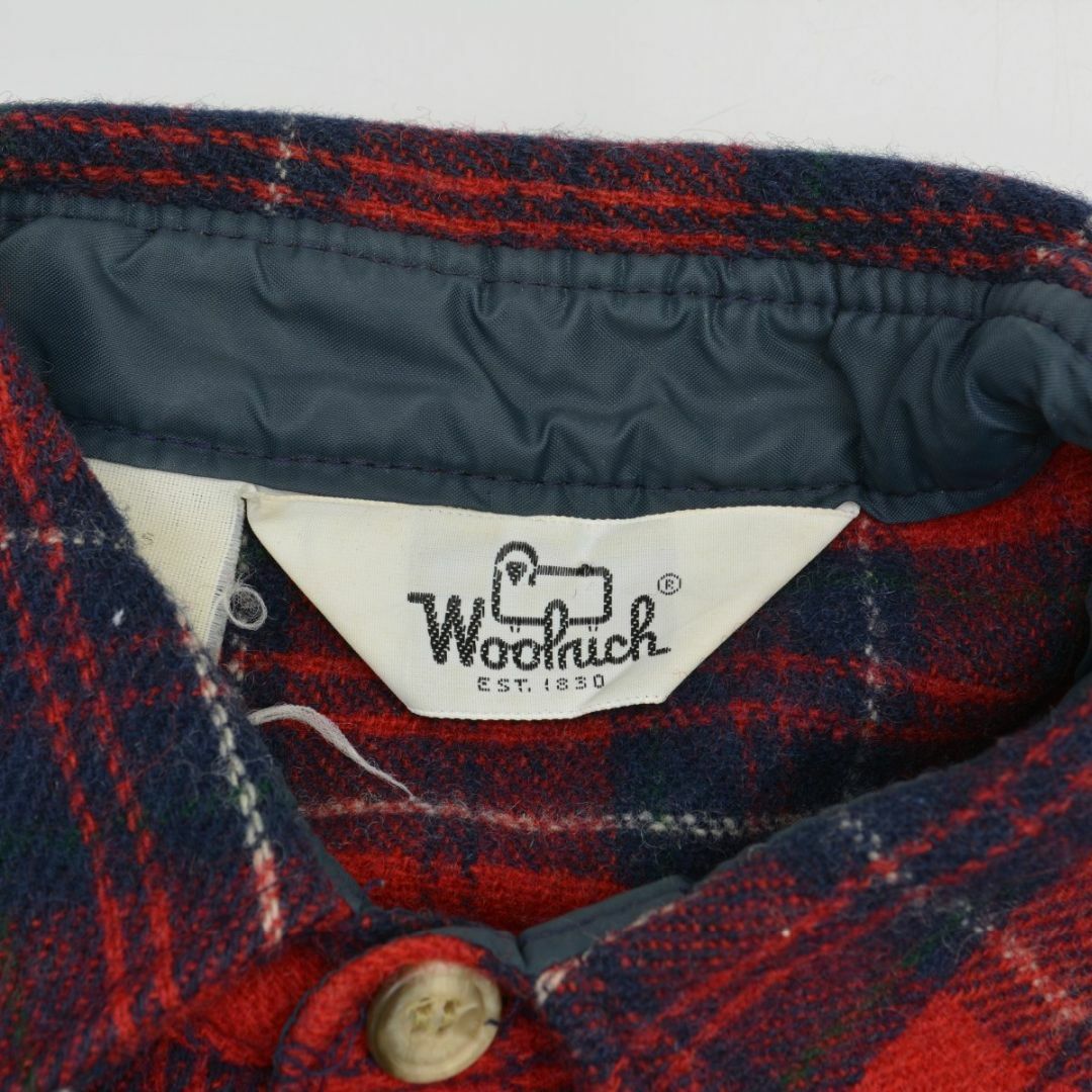 WOOLRICH(ウールリッチ)の【WOOLRICH】80s ウール混チェック長袖シャツ メンズのトップス(シャツ)の商品写真