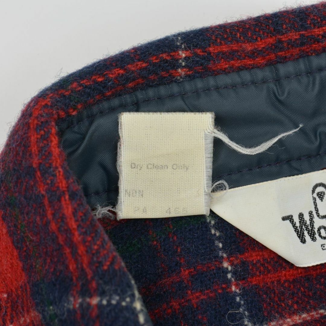 WOOLRICH(ウールリッチ)の【WOOLRICH】80s ウール混チェック長袖シャツ メンズのトップス(シャツ)の商品写真