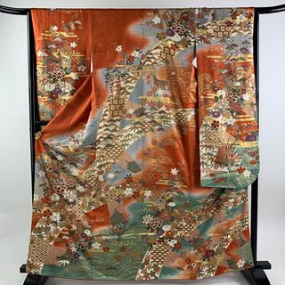 振袖 身丈164.5cm 裄丈65cm 正絹 秀品 【中古】(着物)