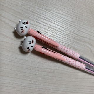 チイカワ(ちいかわ)の韓国限定品 3色ちいかわボールペン　2本セット(ペン/マーカー)