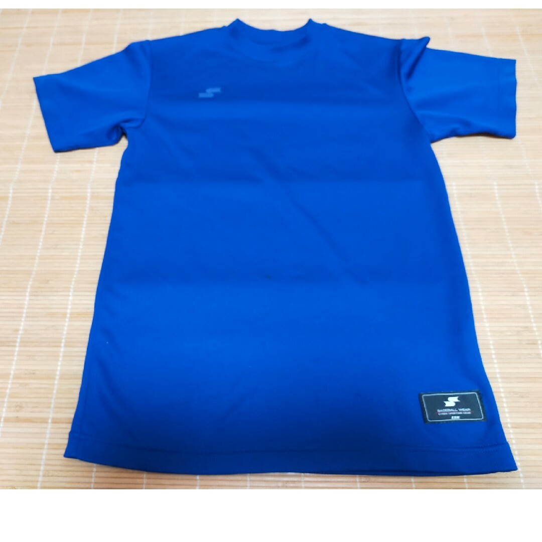 SSK(エスエスケイ)の野球アンダーシャツ半袖150cm青色 スポーツ/アウトドアの野球(ウェア)の商品写真