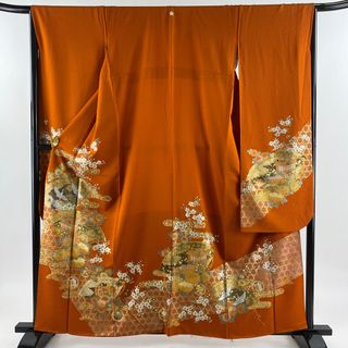 振袖 身丈151cm 裄丈65cm 正絹 美品 秀品 【中古】(着物)