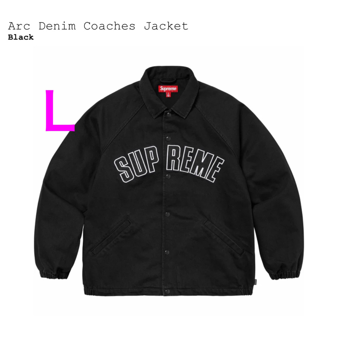 Supreme(シュプリーム)のSupreme Arc Denim Coaches Jacket Black メンズのジャケット/アウター(ブルゾン)の商品写真