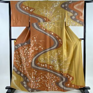 訪問着 身丈161.5cm 裄丈63cm S 正絹 秀品(着物)