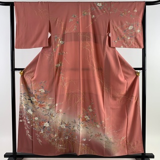 訪問着 身丈156.5cm 裄丈65cm 正絹 美品 秀品 【中古】(着物)