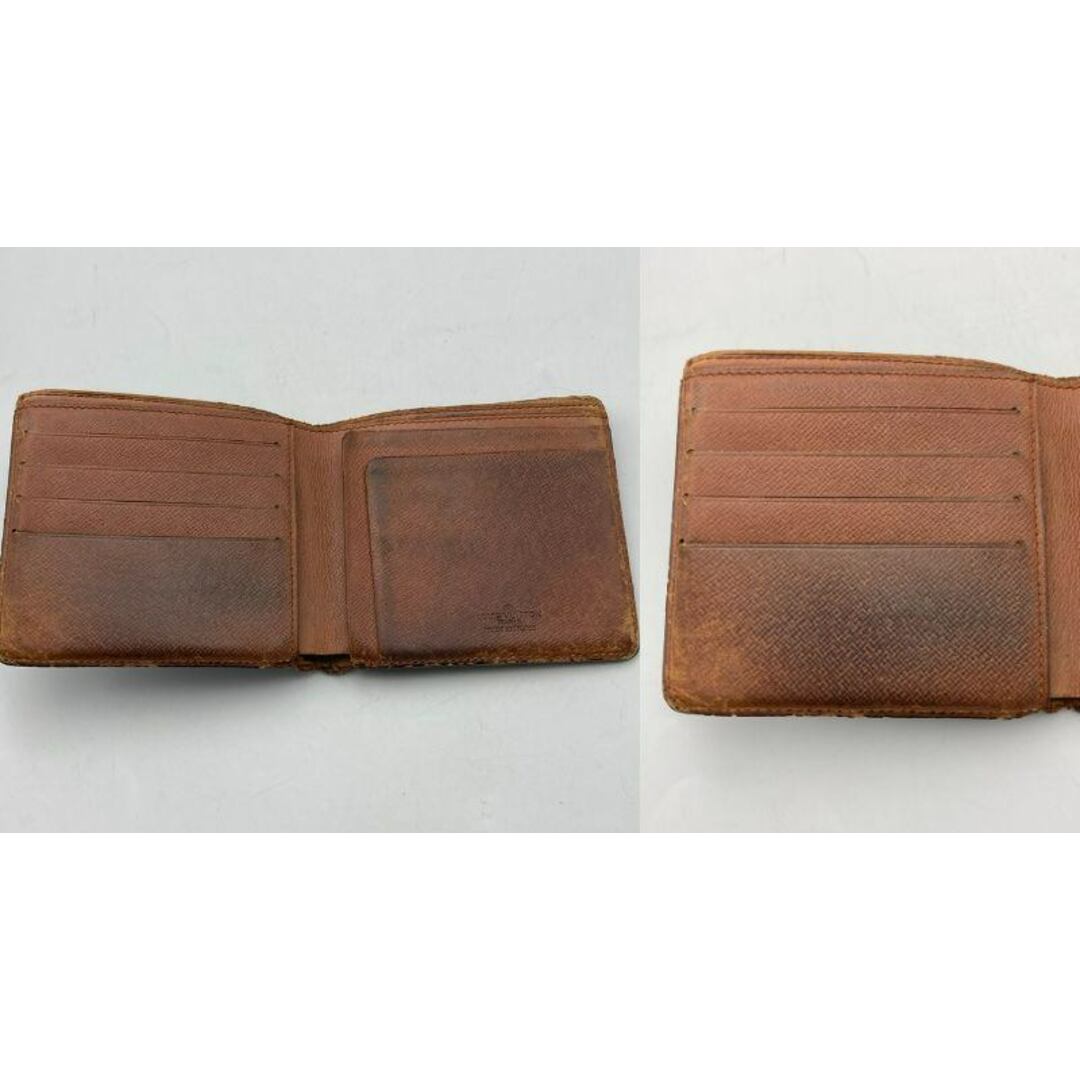 LOUIS VUITTON ルイヴィトン モノグラム  ポルト ビエ カルトクレディ 2つ折り札入れ M60879 中古 D4 メンズのファッション小物(折り財布)の商品写真