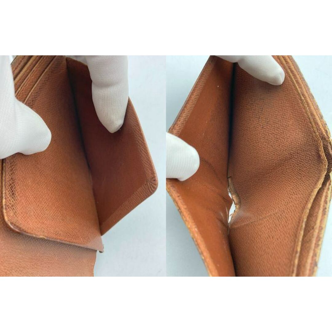 LOUIS VUITTON ルイヴィトン モノグラム  ポルト ビエ カルトクレディ 2つ折り札入れ M60879 中古 D4 メンズのファッション小物(折り財布)の商品写真