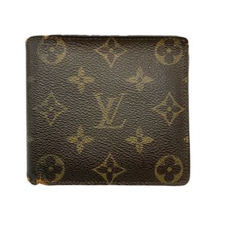 LOUIS VUITTON ルイヴィトン モノグラム  ポルト ビエ カルトクレディ 2つ折り札入れ M60879 中古 D4(折り財布)