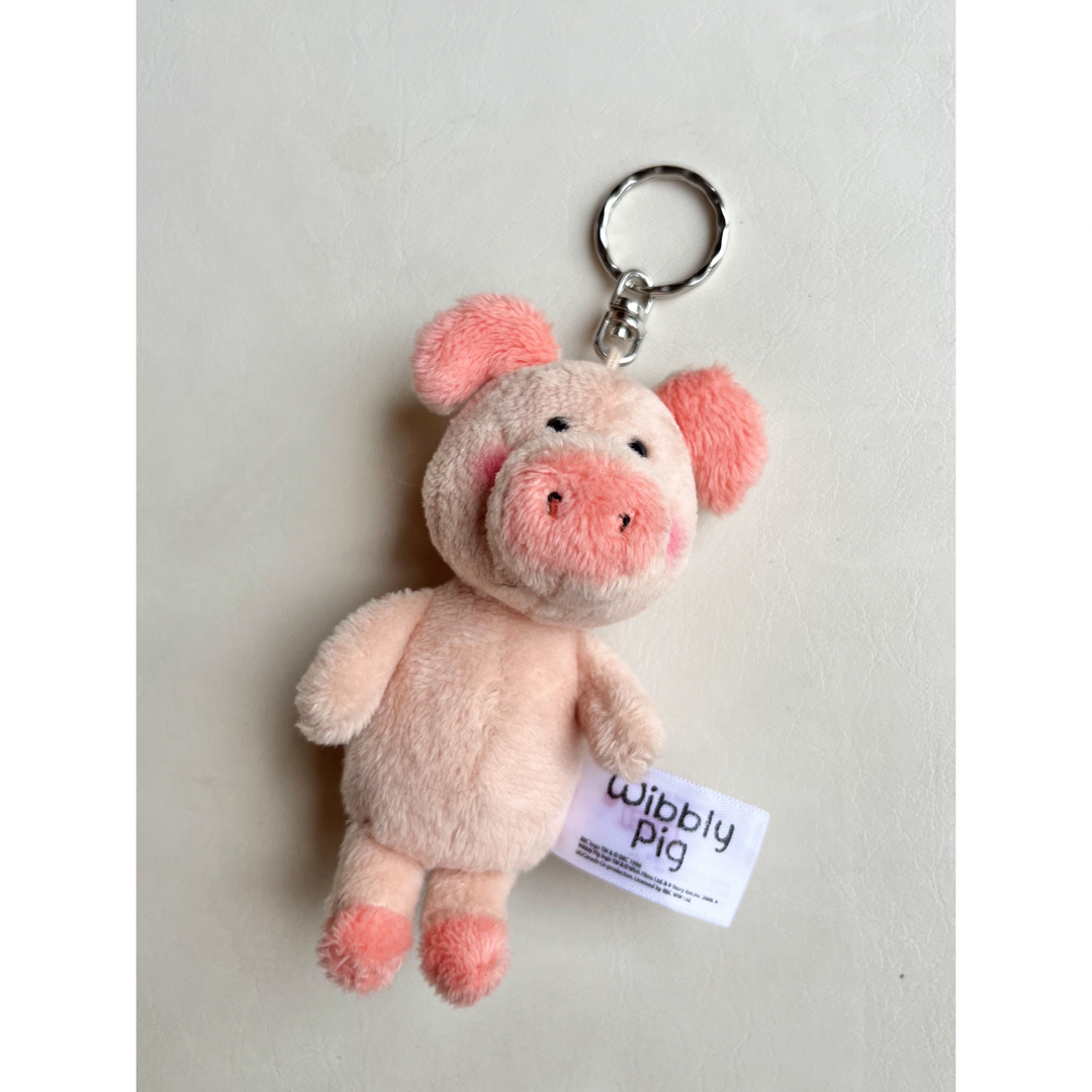 NICI(ニキ)のWibbly Pig NICI キーホルダー エンタメ/ホビーのおもちゃ/ぬいぐるみ(キャラクターグッズ)の商品写真