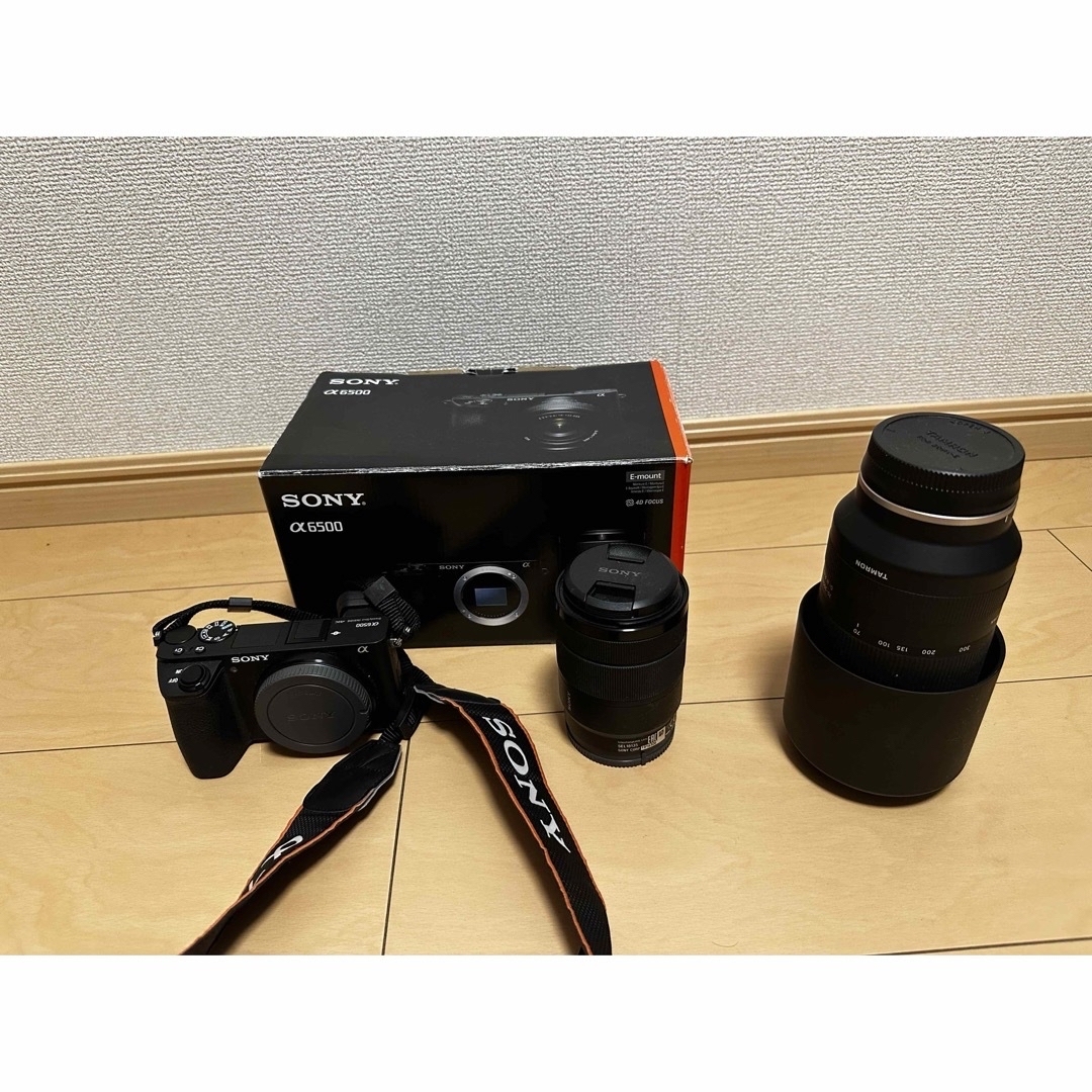 SONY(ソニー)の格安セット　SONY a6500 Tamron 望遠レンズセット スマホ/家電/カメラのカメラ(デジタル一眼)の商品写真