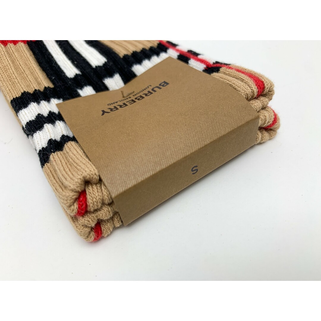 BURBERRY(バーバリー)のBURBERRY バーバリー バーバリーチェック コットンブレンドソックス 靴下 S-18cm アパレル レディース レディースのレッグウェア(ソックス)の商品写真