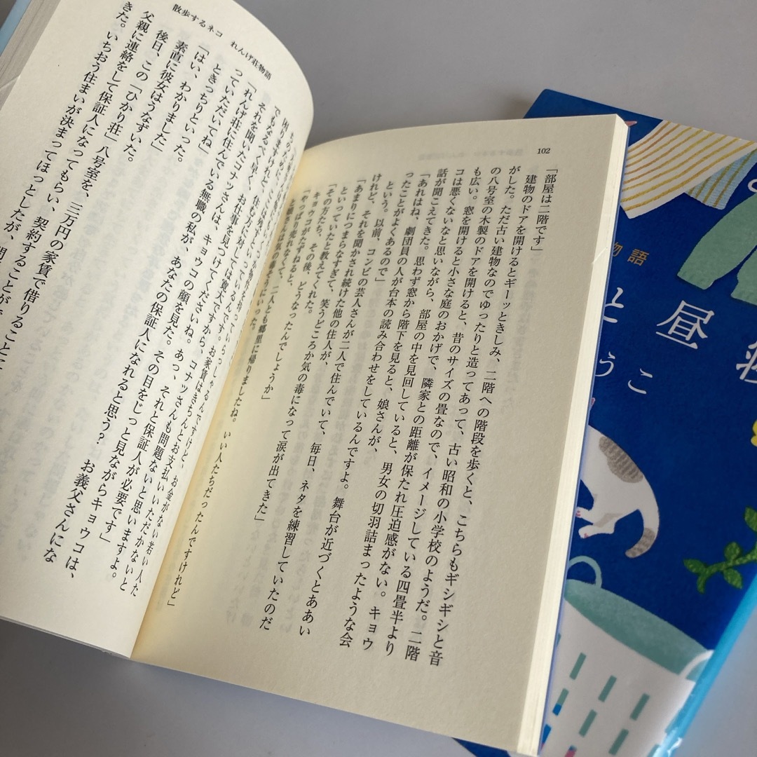 ネコと昼寝　散歩するネコ　れんげ荘物語　文庫２冊セット エンタメ/ホビーの本(その他)の商品写真