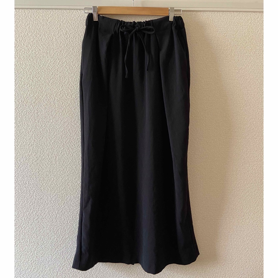 mizuiro ind(ミズイロインド)のmizuiroind ジョーゼットスカート黒 レディースのスカート(ロングスカート)の商品写真