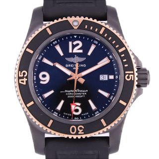 ブライトリング(BREITLING)の【新品】ブライトリング スーパーオーシャンオートマチック46ブラックスチール U17368/U17368221B1S1 SSxPG 自動巻(腕時計(アナログ))