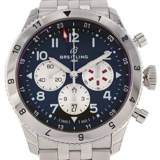 ブライトリング(BREITLING)の【新品】ブライトリング スーパーアヴィB04クロノグラフ GMT 46 カーチス ウォーホーク AB0445/AB04452A1L1A1 SS 自動巻(腕時計(アナログ))