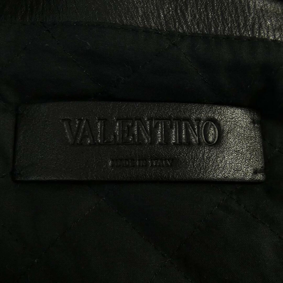 VALENTINO(ヴァレンティノ)のヴァレンティノ VALENTINO レザージャケット メンズのジャケット/アウター(テーラードジャケット)の商品写真