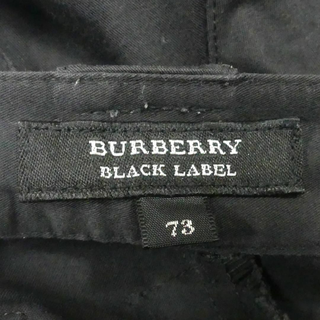 BURBERRY BLACK LABEL(バーバリーブラックレーベル)の廃盤 バーバリーブラックレーベル カーゴパンツ 黒 スラックス NR3801 メンズのパンツ(ワークパンツ/カーゴパンツ)の商品写真