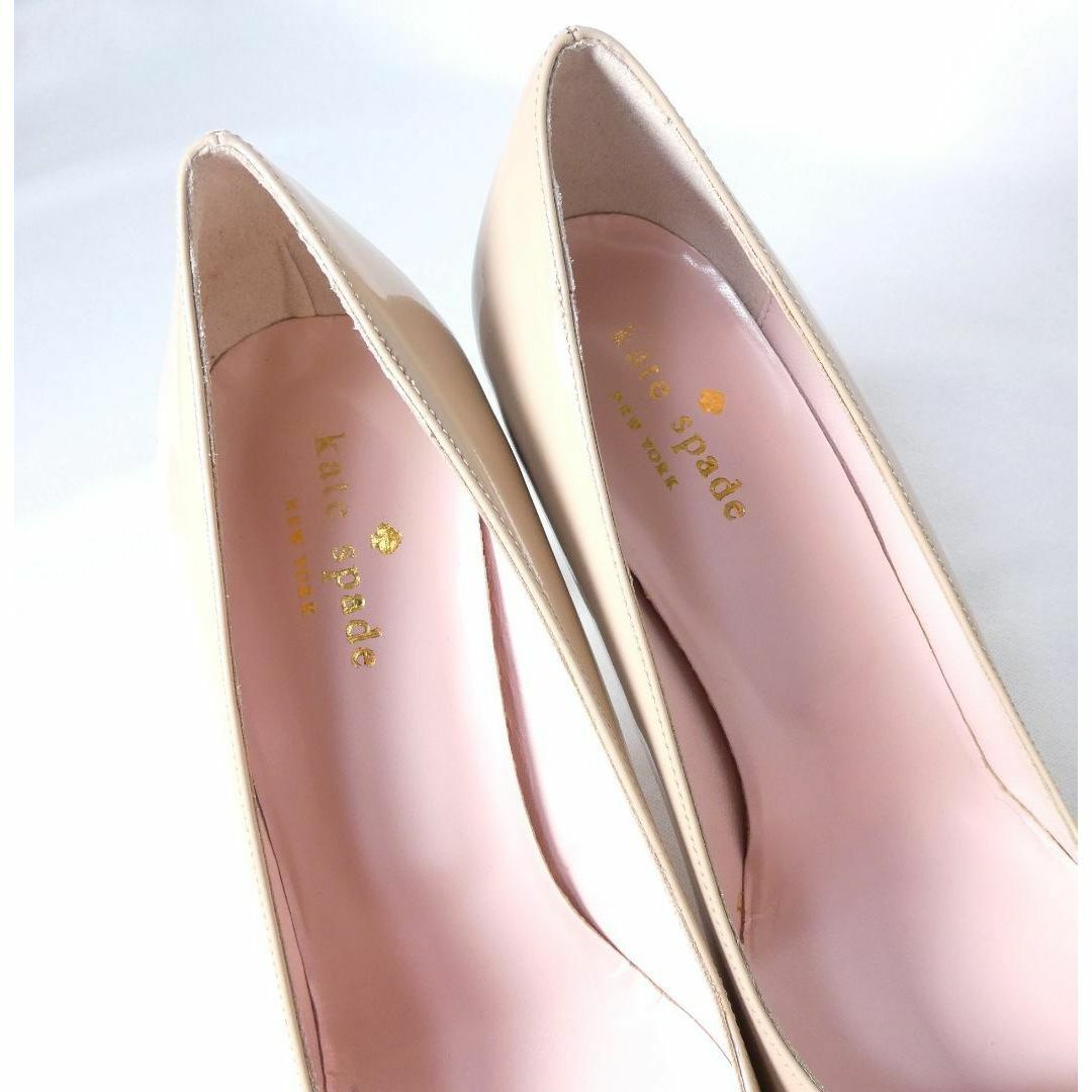 kate spade new york(ケイトスペードニューヨーク)の未使用 kate spade new york エナメル ハイヒール パンプス レディースの靴/シューズ(ハイヒール/パンプス)の商品写真