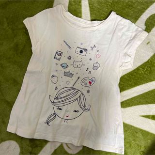 ベビーギャップ(babyGAP)のＴシャツ　半袖Ｔシャツ　ギャップ　白　100cm   GAP(Tシャツ/カットソー)