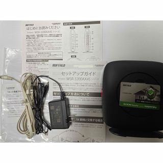 バッファロー(Buffalo)のBUFFALO Wi-Fiルーター ブラック WSR-3200AX4S-BK(PC周辺機器)