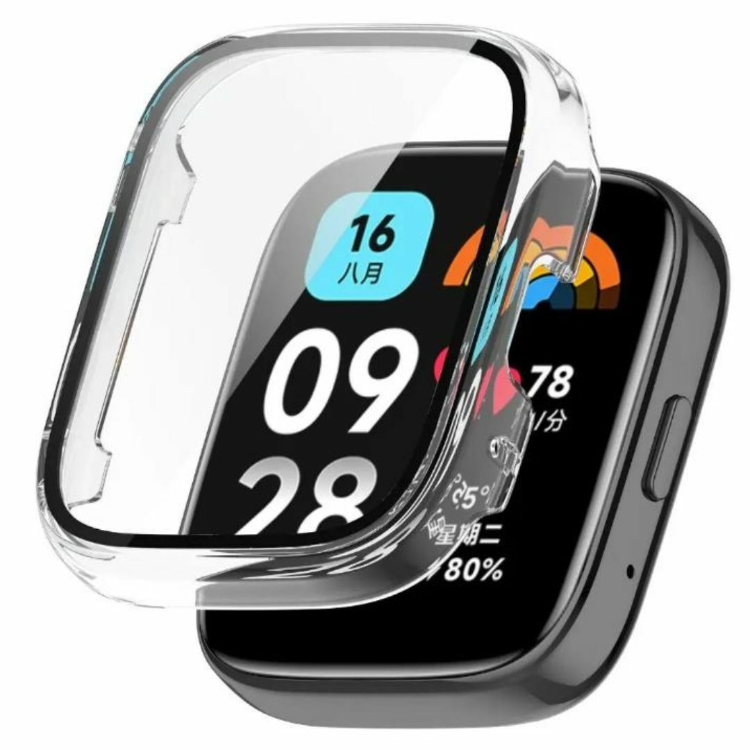 2個セット Redmi Watch 3 Active ガラス 保護 交換 ケース スマホ/家電/カメラのスマホアクセサリー(モバイルケース/カバー)の商品写真