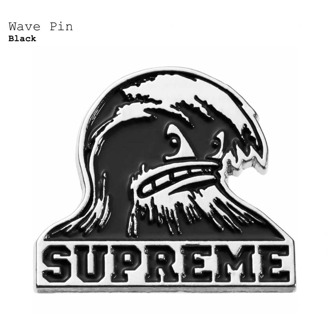 Supreme(シュプリーム)のSupreme Wave Pin エンタメ/ホビーのアニメグッズ(バッジ/ピンバッジ)の商品写真