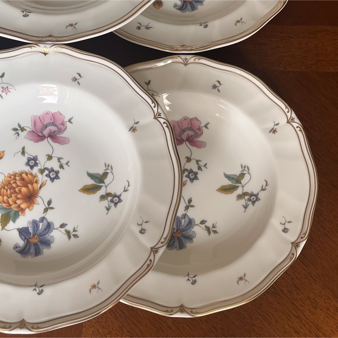 WEDGWOOD(ウェッジウッド)の【希少品】ウェッジウッド★ローズミード★深皿　6枚 インテリア/住まい/日用品のキッチン/食器(食器)の商品写真